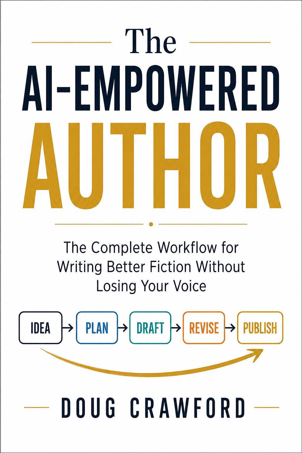 The AI-Empowered Author: The Complete Workflow for Writing Better Fiction Without Losing Your Voice &mdash; book cover by Doug Crawford